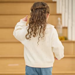 Dave Bella Girls Sweater Autumn Spring Kids Long Sleeve Sweater Cardigan Pure Cotton Baby Elegant Top Children Clothes DB1260991
