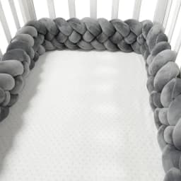 Four Share Bed Circumference for Infant Pillow Cushion Cradle Braid Crib Protector Baby Cot Guess Braid for Baby Bed 2M 2.5M 3M