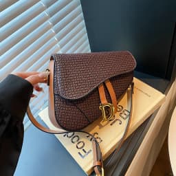 Luxury High End Leather Diaper Bag with Multiple Pockets and Adjustable Strap for Modern Moms Daily Outdoor and Travel Use