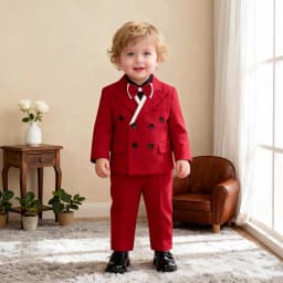 Little Kids White Jacket Vest Pants Bowtie Photography Suit Kids Birthday Wedding Dress Children Piano Host Performance Costume