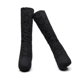 Summer children's dance shoes, extended canvas jazz dance shoes, adult high top dance shoes, girls' practice shoes, jazz boots