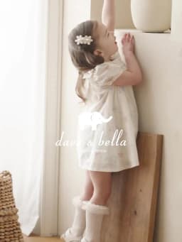 Dave Bella Girl Print Dress Summer Children Clothes Pure Cotton Short Sleeve Elegant Charm Baby Sweet Dresses Casual DB2262382