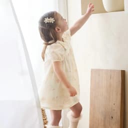 Dave Bella Girl Print Dress Summer Children Clothes Pure Cotton Short Sleeve Elegant Charm Baby Sweet Dresses Casual DB2262382