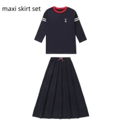 AP SS26 Nautical jersey cotton collection summer boys girls fashion casual clothing dress set shirt