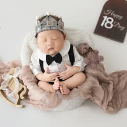 Newborn Boy Crown Outfit Baby Photography Props Set Studio Photo Shoot Props Newborn Baby Pictures Milestone Photography