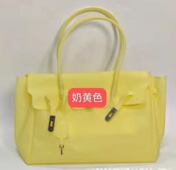 Y2k Big Large Transparent Pvc Korean Designer Underarm Bag New2026summer Jelly Women Handbags Candy Color Shoulder Tote Bags