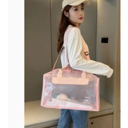 Y2k Big Large Transparent Pvc Korean Designer Underarm Bag New2026summer Jelly Women Handbags Candy Color Shoulder Tote Bags