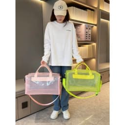 Y2k Big Large Transparent Pvc Korean Designer Underarm Bag New2026summer Jelly Women Handbags Candy Color Shoulder Tote Bags