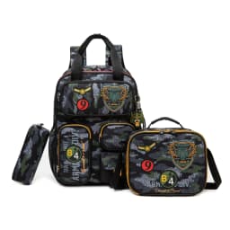 Kids School Backpacks for Boys Backpack with Lunch Bag for Elmentary Students Kids Travel Bookbag for Boys Age 6-12
