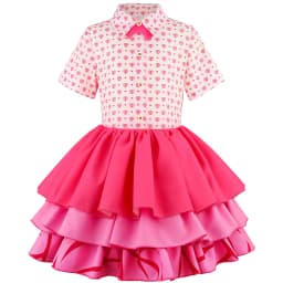 2026 New Halloween Cosplay Kids Mal Cosplay Costume Girls Evie Children Fantasia Carnival Clothes With Socks Birthday Party Hall