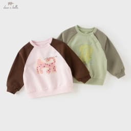 Dave Bella Children Sweatshirt Pullover Tops Long Sleeve Boys Girls Autumn Spring Sportswear Casual Kids Print Clothes DB3262869