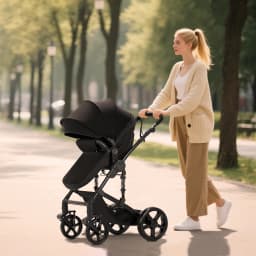 Baby Stroller Baby Car 3 in 1 Stroller Multi Functional Lightweight Portable Travel Trollley