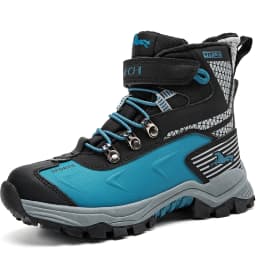 Kids Hiking Boots Outdoor Walking Climbing Sneaker Comfortable Snow Shoes Antiskid Steel Buckle Sole for Boys And Girls