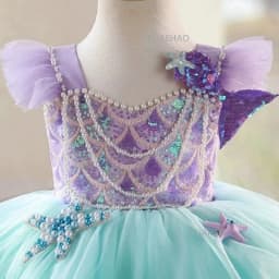 2026 Fashion Elegant Pageant Costume Children Girls Tenth Birthday Evening Gown Princess Dress Kids Host Runway Performance Tutu