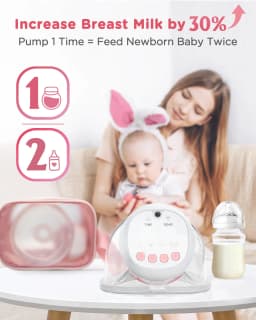 2 Pcs Electric Wearable Breast Pump 1200mAh USB Chargable Silent Milk Extractor Painless Automatic Milker Comfort Breastfeeding