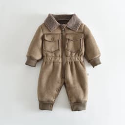 2026 Winter New Baby Girl Warm Fleece Romper Newborn Infant Plus Velvet Thick Jumpsuit Boy Toddler Lamb Fleece Clothes 0-24M
