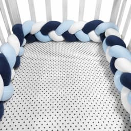 1-4M Baby Bumper Bed Braid Knot Pillow Cushion Bumper for Infant Crib Protector Cot Bumper Room Decor Crib Bedding Braid Set