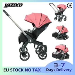 Versatile Multimode Baby Travel Stroller, Multiple Adjustable Reclining Positions, Convenient One-Click Compact Folding, Sturdy Shock-Absorbing Wheels, Comfortable Soft Seat Pad For Daily Outdoor Walking