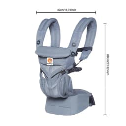 Egobaby Omini the 360 Is a Breathable Mesh Baby Carrier with Ventilation All Around. Designed for Infants to Toddlers. Features Lumbar Support.