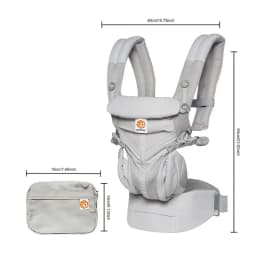 Egobaby Omini the 360 Is a Breathable Mesh Baby Carrier with Ventilation All Around. Designed for Infants to Toddlers. Features Lumbar Support.