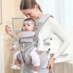 Egobaby Omini the 360 Is a Breathable Mesh Baby Carrier with Ventilation All Around. Designed for Infants to Toddlers. Features Lumbar Support.