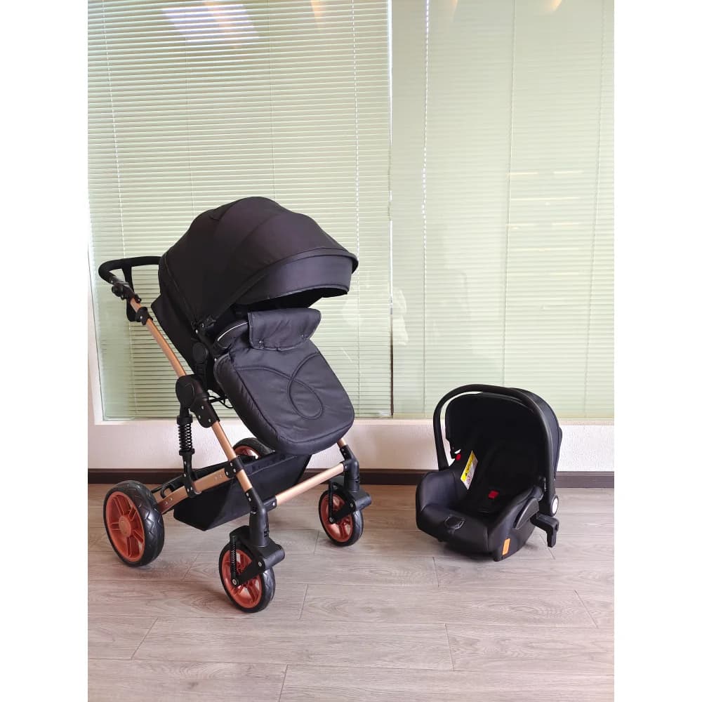 3 in 1 Baby Stroller Lightweight Portable Foldable Multi-Functional Car Seat Stroller Fashionable Baby Pram for Newborn