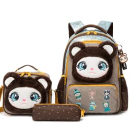 Kids School Backpacks for Girls Boys Backpack with Lunch Bag for Elmentary Students