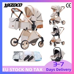 3‑in‑1 Practical Holiday‑Ready Baby Carriage, Sturdy Reinforced Rust‑Proof Alloy Construction, Intuitive Smooth Manual Fold‑Down Function, Optimized Shock‑Dampening Wheel Configuration, Flexible Multi‑Grade Recline Adjustment Framework