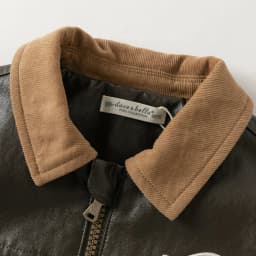 Dave Bella Leather Jacket Autumn Coffee Brown Children Boys Coats Spring Clothes Fashion Outerwear Gentle Casual Party DB3263095