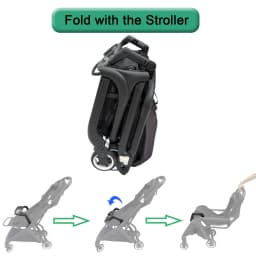 Colu Kid  Stroller Snack Tray for Bugaboo Butterfly 1 Strollers, Foldable & Easy-Clean, NOT for Butterfly 2