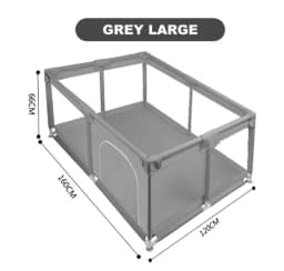 Baby Playpen with Ball Pool, Large Child Activity Park, Safety Fence, Foldable and Easy to Install, Breathable Net, Indoor Play Area, Stable Structure for Baby and Toddler, Kids Playhouse