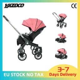 4‑in‑1 Newborn Elevated View Stroller with Infant Car Seat & Toddler Seat, Adjustable Baby Sitting Position, Lightweight Aerospace Aluminium Frame, Breathable Mesh Summer Seat, One‑Hand Fold Space‑Saving Travel Buggy