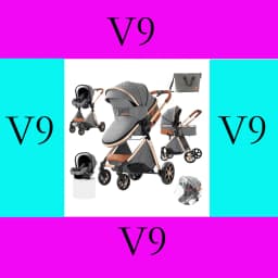 3 in 1 Stroller Baby Stroller Baby Car High Landscape Lightweight Portable Foldable Travel Pram Newborn Carriage Multi Functional with Baby Car Seat Memory Cotton Mattress Storage Bag Fashion Street Shop Cart Popular Tide Parents Thoughtful Good Choice
