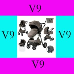 3 in 1 Stroller Baby Stroller Baby Car High Landscape Lightweight Portable Foldable Travel Pram Newborn Carriage Multi Functional with Baby Car Seat Memory Cotton Mattress Storage Bag Fashion Street Shop Cart Popular Tide Parents Thoughtful Good Choice