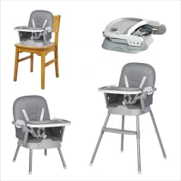 Baby High Chair Baby Dinning Table Chair Multi Functional Infant High Chair Wide Seat Safety Baby Chair