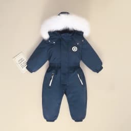 New Winter Baby Clothes Thicken Warm Jumpsuits Snowsuits Girl Boy Hooded Coat Jacket Waterproof Rompers Ski Suits Kids Outerwear