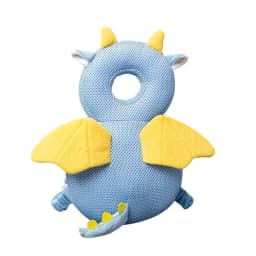 Adjustable Angel Bee Cartoon Baby Head Protector Pad, Shock‑Absorbing Soft Safety Cushion, Fall‑Prevent Headgear for 1‑3 Years Old Toddlers