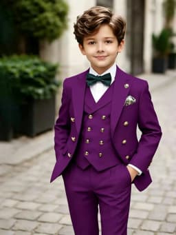 3 Pieces Boys Homecoming Suit Set 3 Pieces Banquet Party Wear Classic Peak Lapel Kids Slim Fit Tuxedo Wedding Ring Bearer Outfit