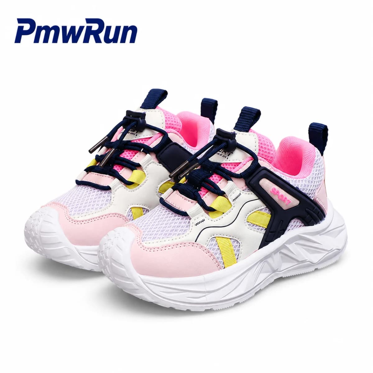 PU Leather Sport Shoes For Children Anti-slippery Breathable Kid's Sneakers Anti-slippery Outdoor Running Footwear For Boys Girl