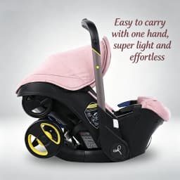 3‑in‑1 Lightweight Foldable Baby Stroller Travel System, Reversible Push Seat Convertible to Bassinet & Carrycot Pram, Portable Newborn Pushchair with Sun Canopy Multi‑Function Baby Carriage