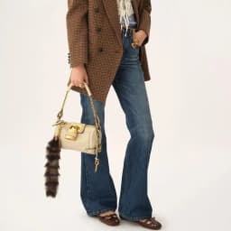 High quality women's chain strap crossbody bag, outdoor casual zipper shoulder bag, fashionable design handbag
