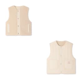 Pre-sale 2026 BP Autumn Baby Girls Shirts Cherry Embroidered Knitted Vest Cardigan Boys Vest Long Sleeve Tee Children's Sets