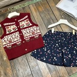 Pre-sale 2026 BP Autumn Baby Girls Shirts Cherry Embroidered Knitted Vest Cardigan Boys Vest Long Sleeve Tee Children's Sets