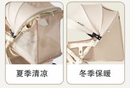 Babyfond Baby Stroller Can Sit and Lie Down Two-way High Landscape Folding Newborn Baby 0-3 Years Old Baby Stroller