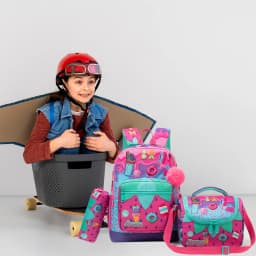 Backpack for Girls with Lunch Bag Pencil Case School Bags Sets for Boys 3pcs for Elementary Student Teen