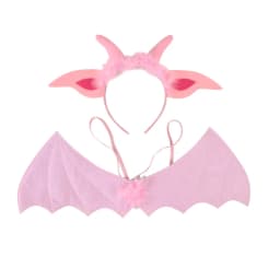 4-Piece Kids Dinosaur Outfit,Fluffy Tutu Skirt Set, Kids Party & Holiday Stage Clothing for Halloween and Christmas Performances