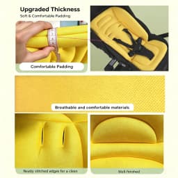 Cozy Thick Stroller Mat for Baby, Non-Slip Warm Seat Cover, Universal Cushion for Pram & Car Seat, Ideal Newborn Shower Gift