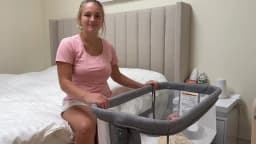 3 in 1 Baby Crib, Baby Cradle, Baby Bassinet, Baby Cot, Bedside Sleeper, Travel Cot