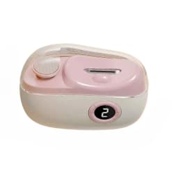 3 In 1 Electric Baby Nail Trimmer USB Rechargeable Automatic Polishing Nail Clipper LED Light 3 Speed Adjustable Household Nail Care Gadget