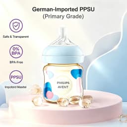 Avent SCY94 PPSU Baby Bottle Anti Colic BPA Free Feeding Nipple High Heat Resistant Wide Neck Slow Flow Bottle Newborn Bottle